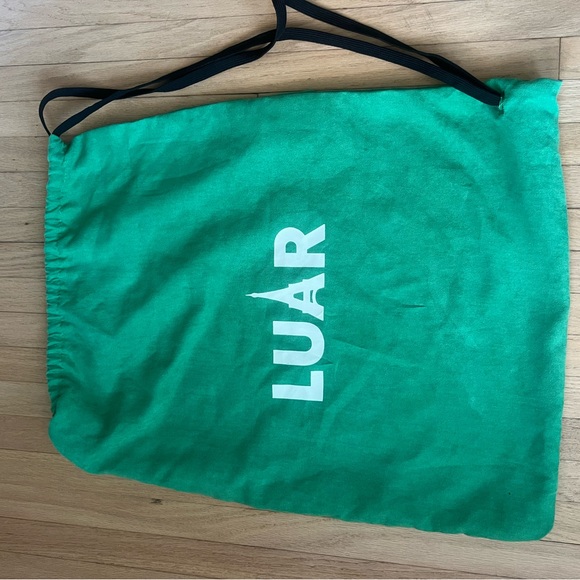 Small LUAR green croc embbossed ANA BAG - Picture 8 of 9